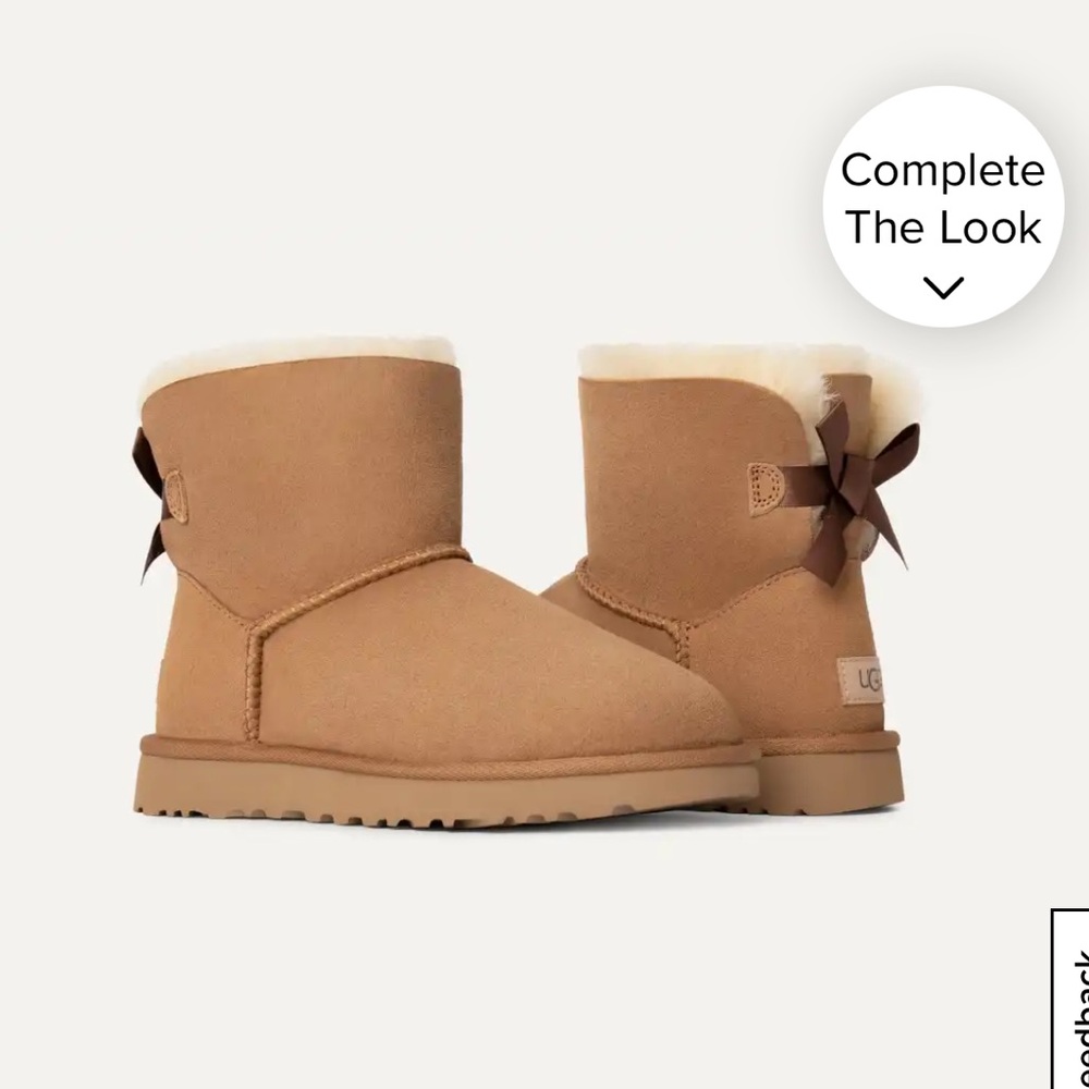 Mini Bailey Bow II Boots - Chestnut